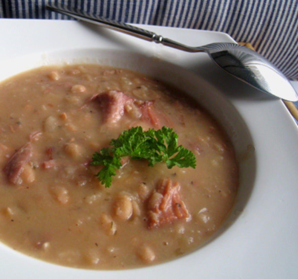 Chunky Navy Bean Soup