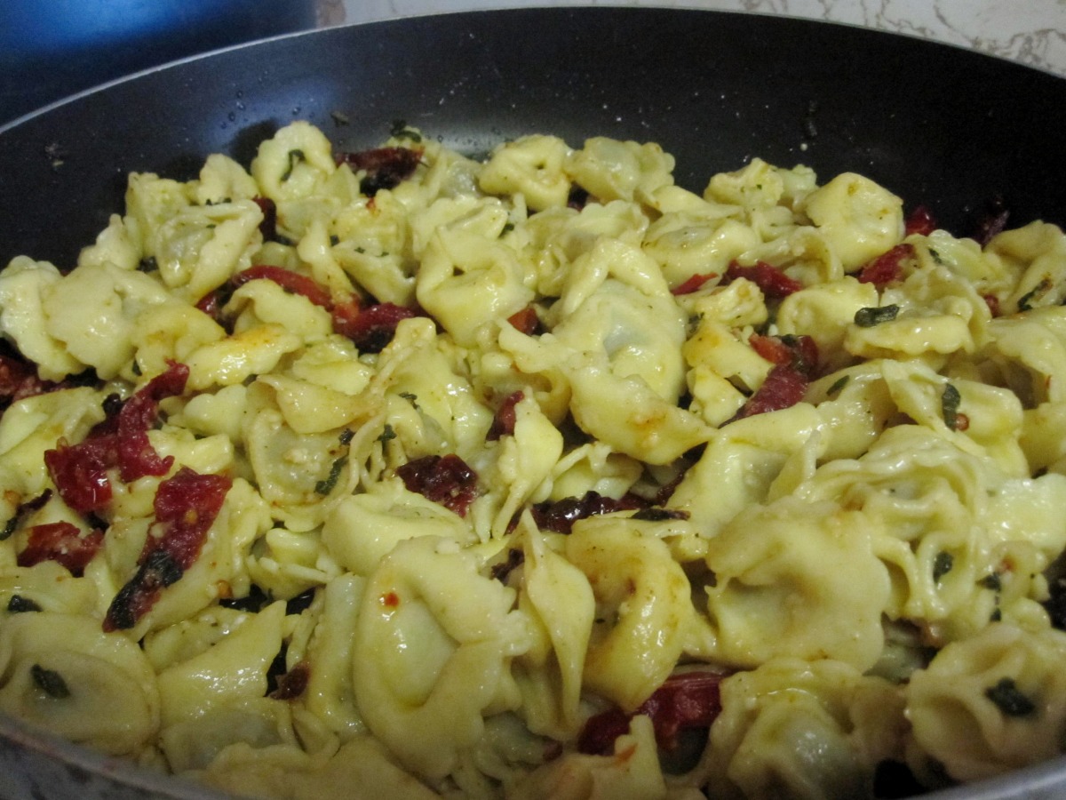 Tortellini With Brown Butter and Sage Sauce image