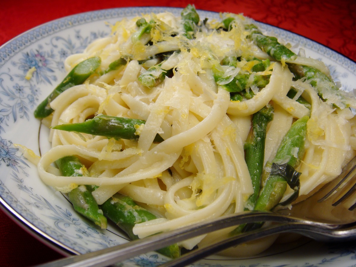 The Best Asparagus Lemon Pasta_image