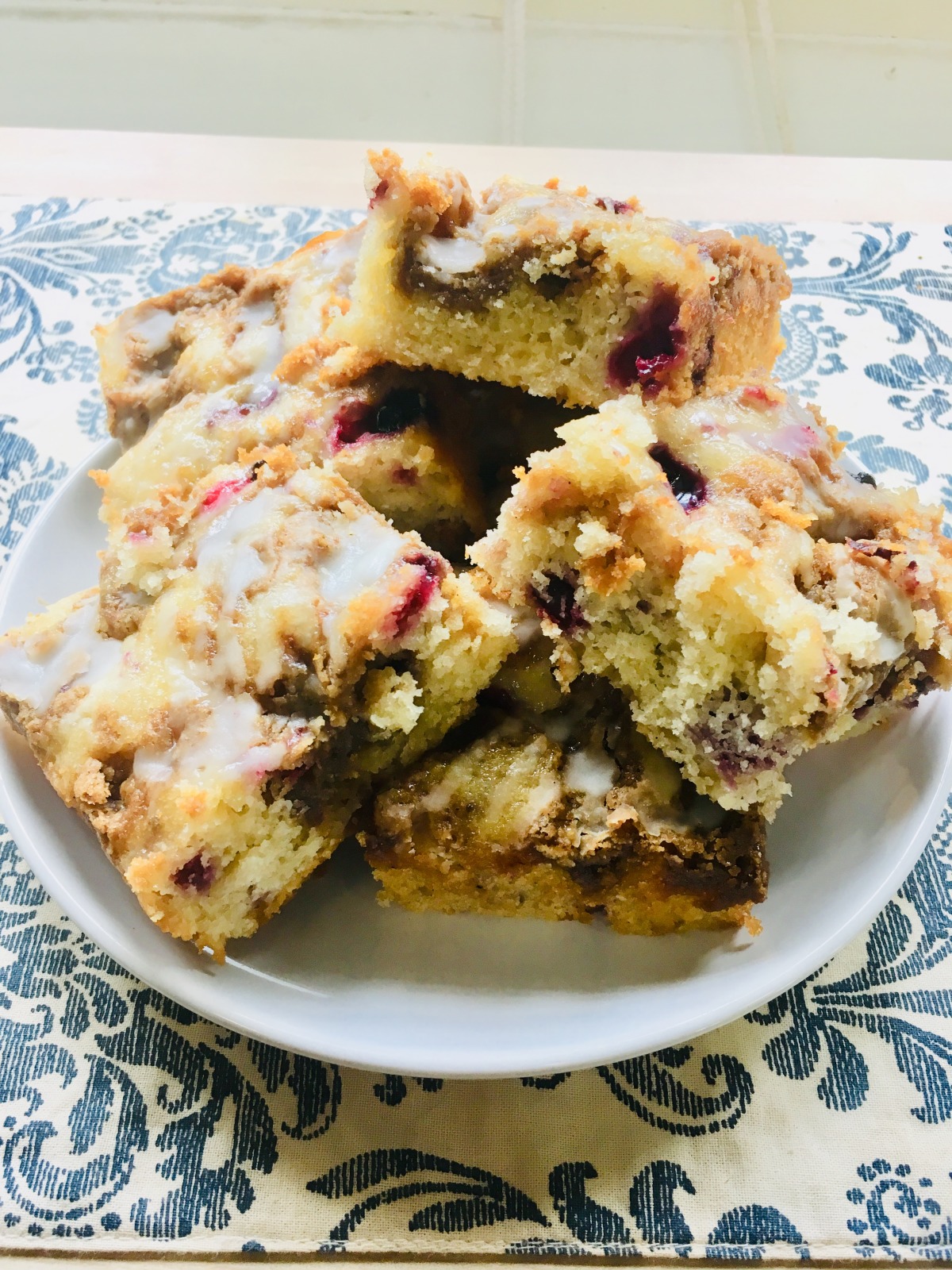 Blueberry Sour Cream Coffee Cake - Midwest Life and Style Blog