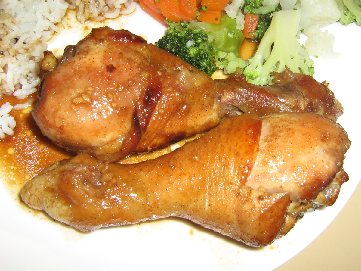 Glazed Chicken Drumsticks