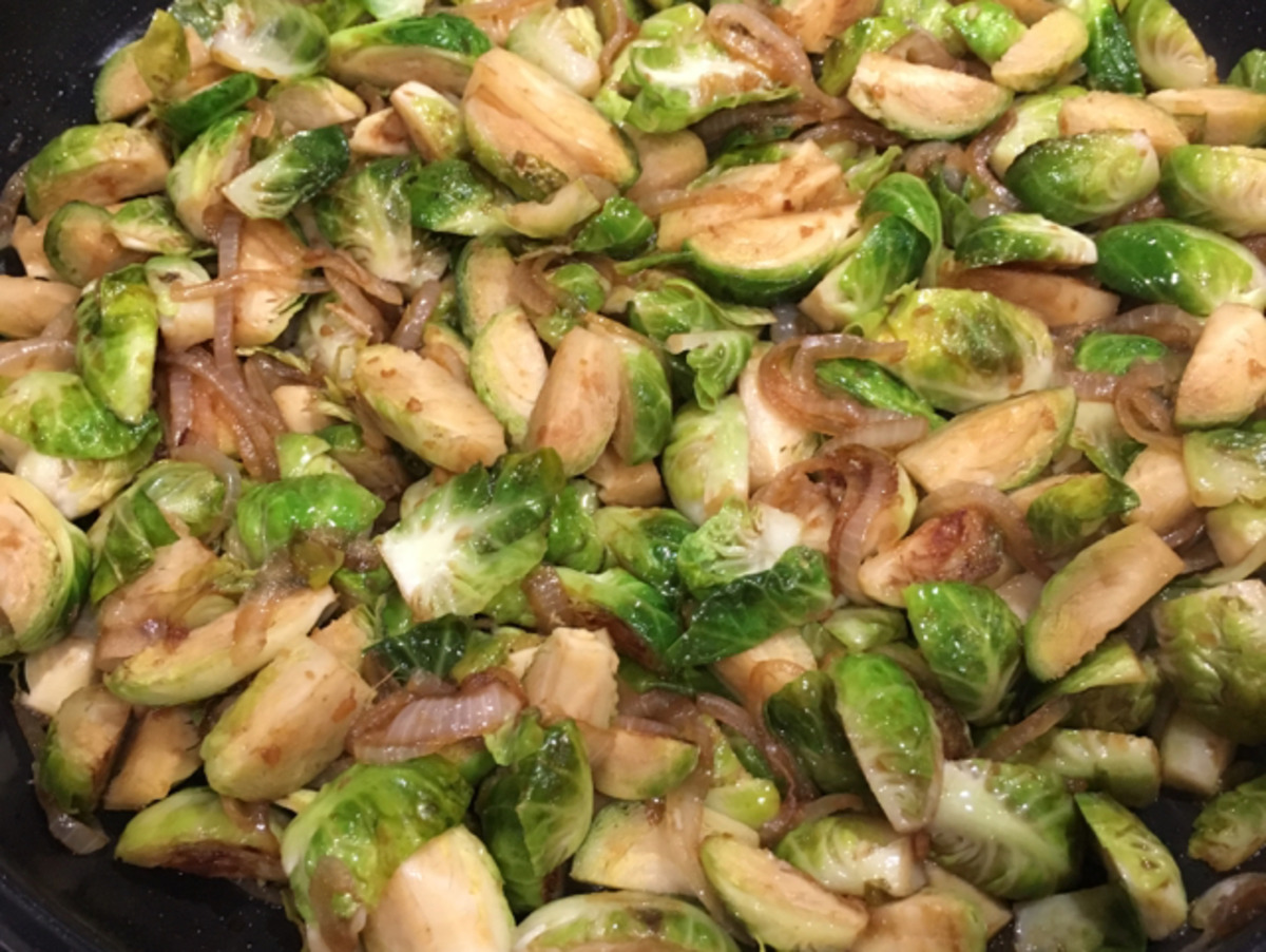 Sesame Ginger Brussels Sprouts image