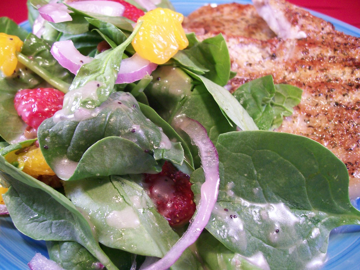 Festive Spinach Salad