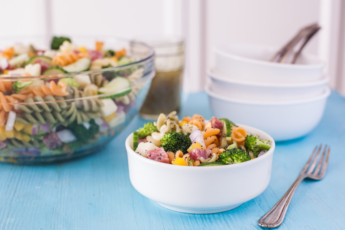 Summer Everything Pasta Salad-image