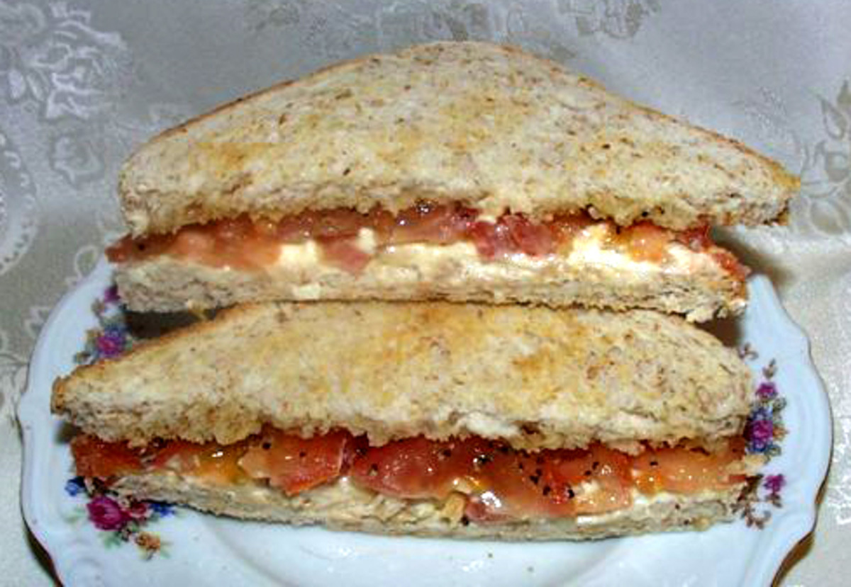 Toast With Tomatoes And Cream Cheese Recipe Food Com Pass through a fine sieve and keep in the fridge until ready to serve. toast with tomatoes and cream cheese