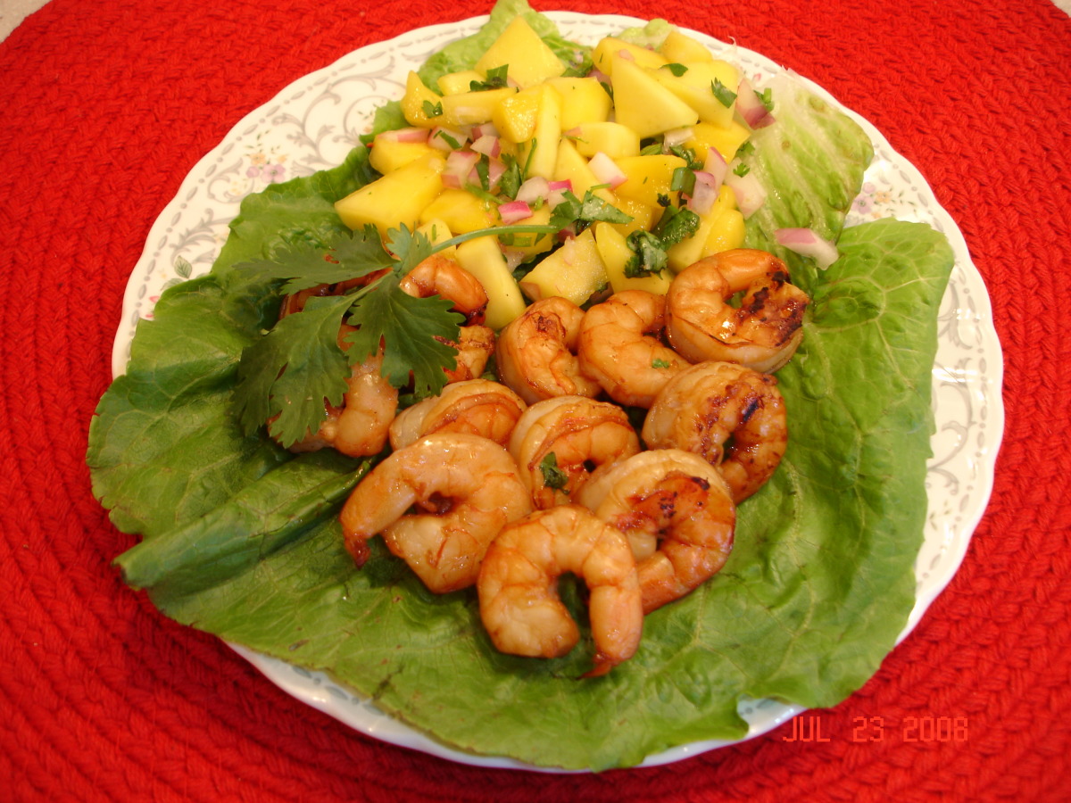 Grilled Shrimp With Mango Salsa Recipe