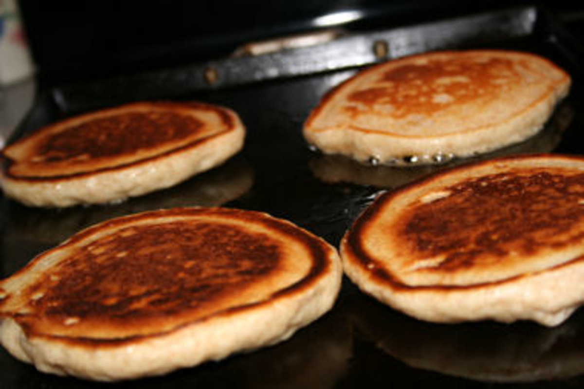 Blueberry-Ricotta Pancakes image