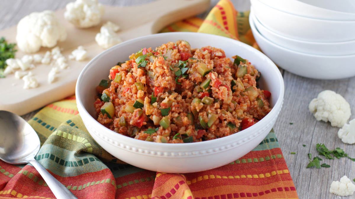 Low Carb Cauliflower Spanish Rice Recipe - Food.com