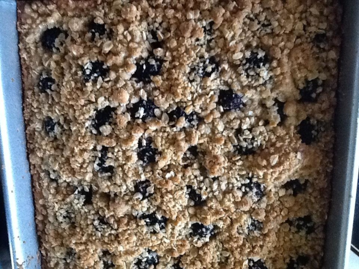 Blackberry Cream Cheese Coffee Cake image