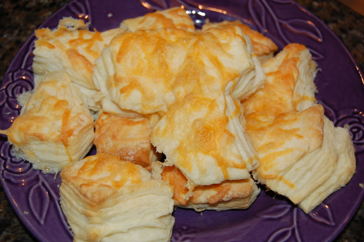 Cheese Wedges (Made With Frozen Biscuits) image