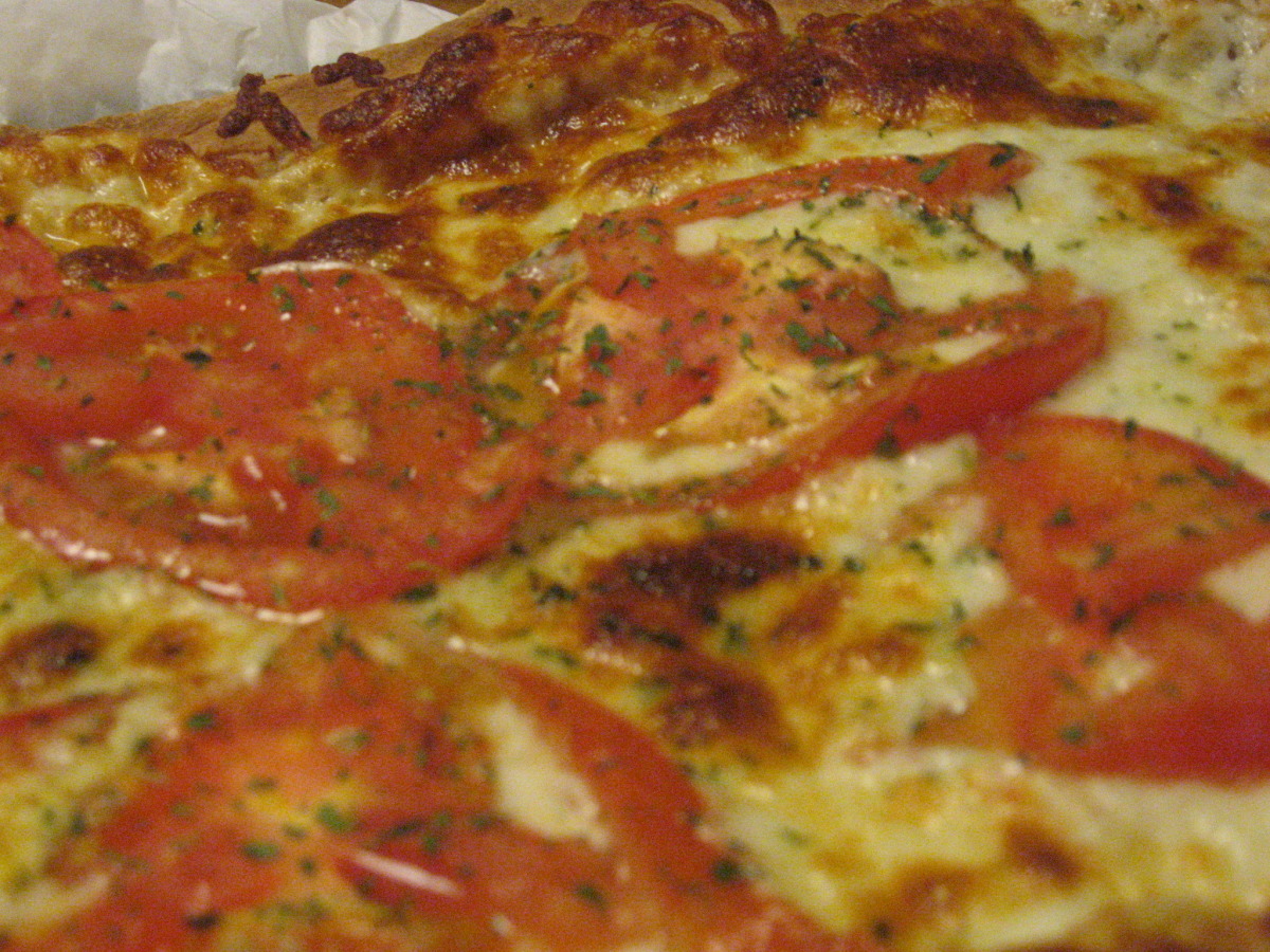 Tomato White Pizza-image