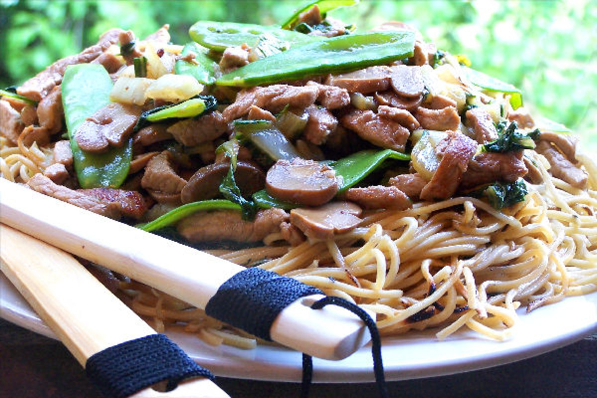 Chow Mein With Shrimp and Pork