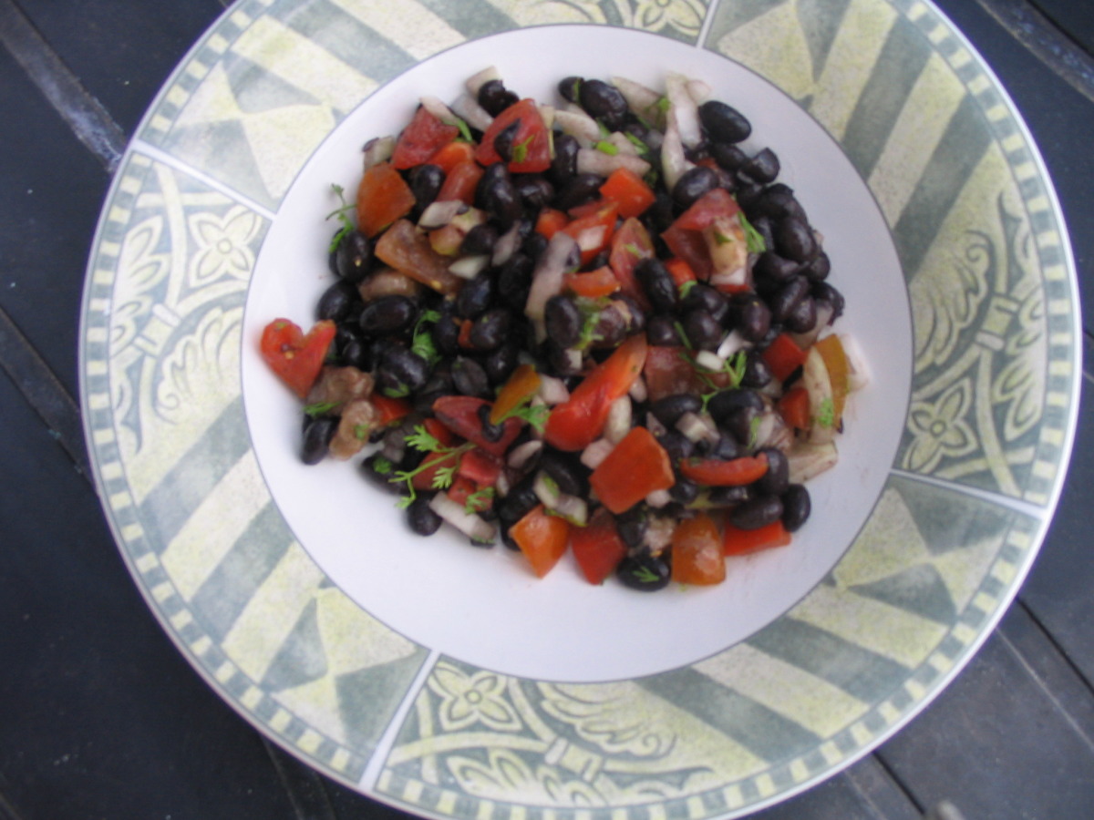 Banana Black Bean Salad