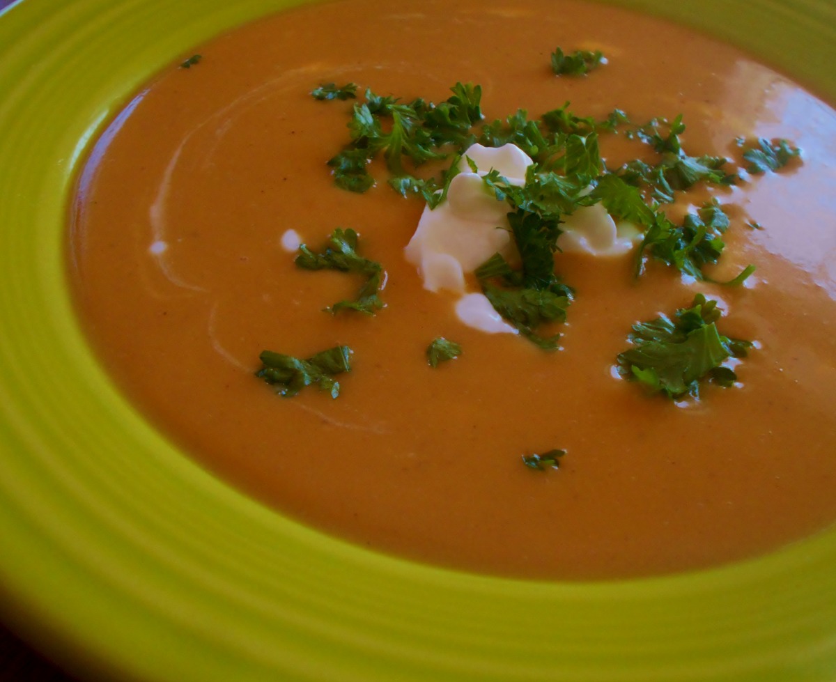 Curried Sweet Potato Bisque