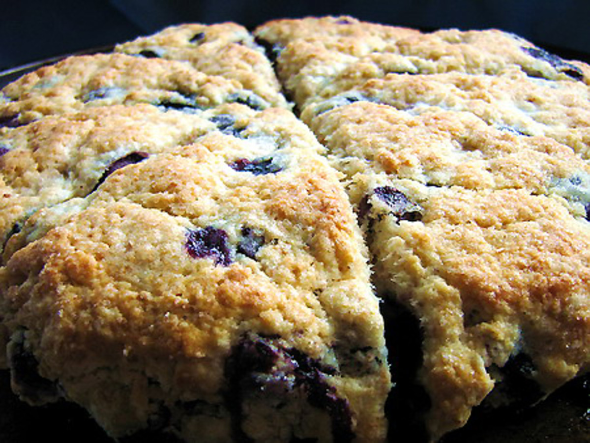 Diabetic Blueberry Scones Recipe