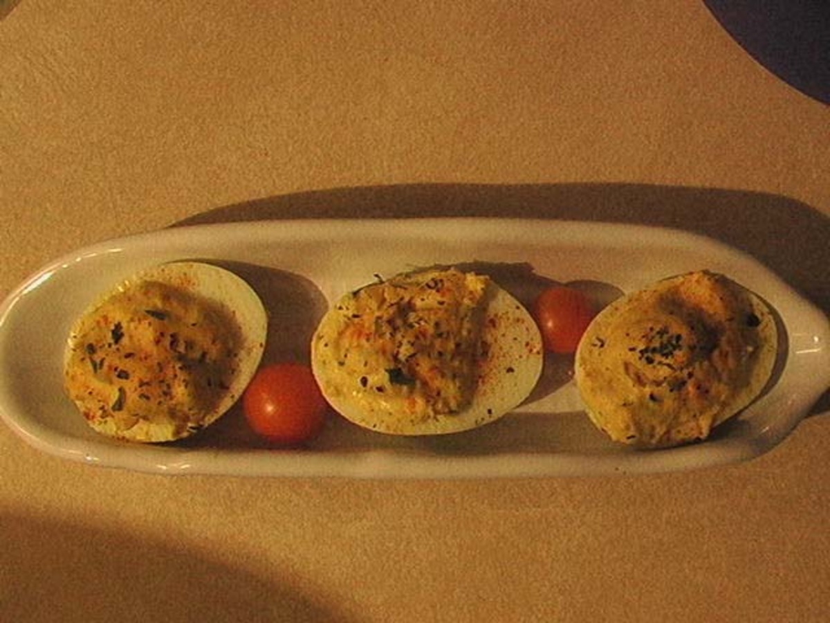 Deviled Eggs and the Kitchen Sink