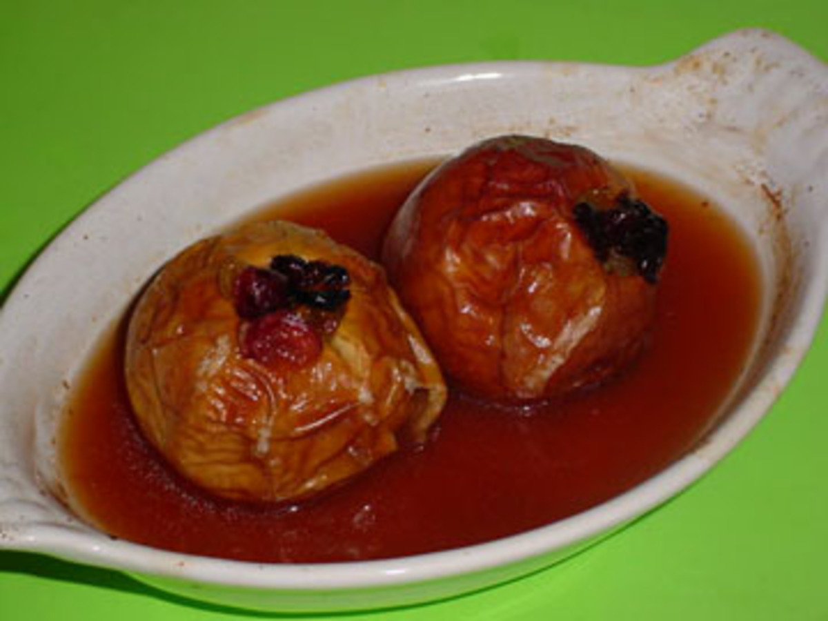 Baked Apples in Maple Syrup