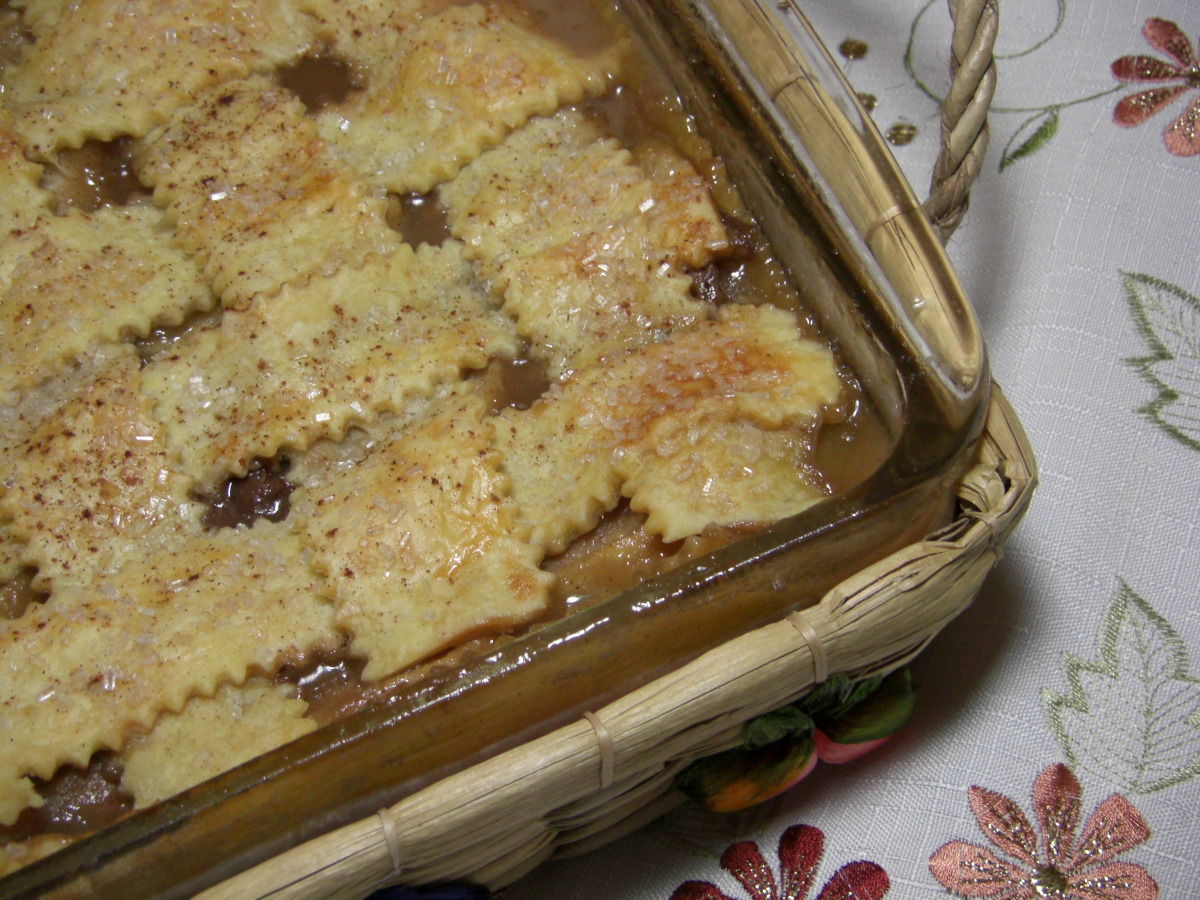 Caramel Apple Cobbler