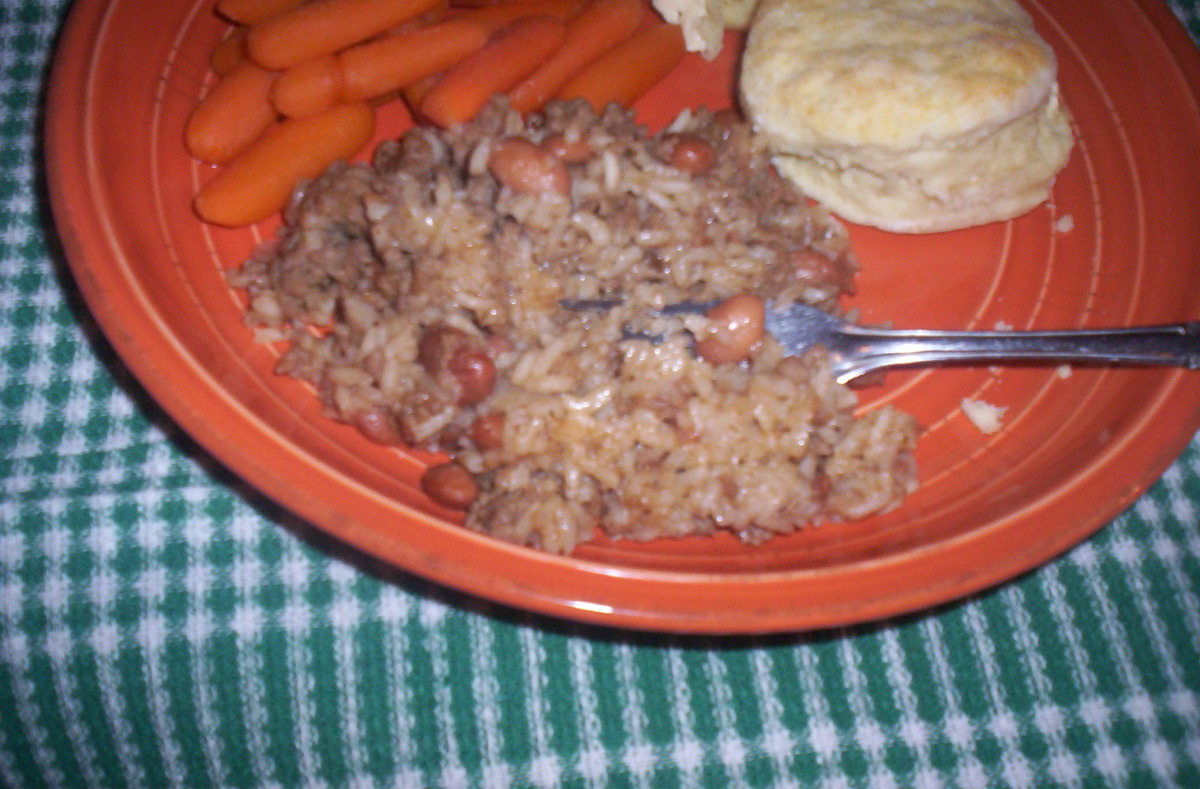 Cajun Style Beef and Beans