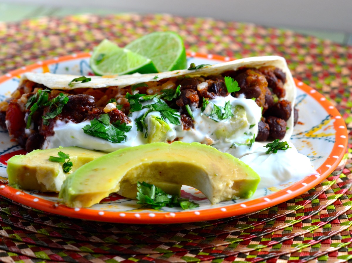 Bean and Rice Tacos image