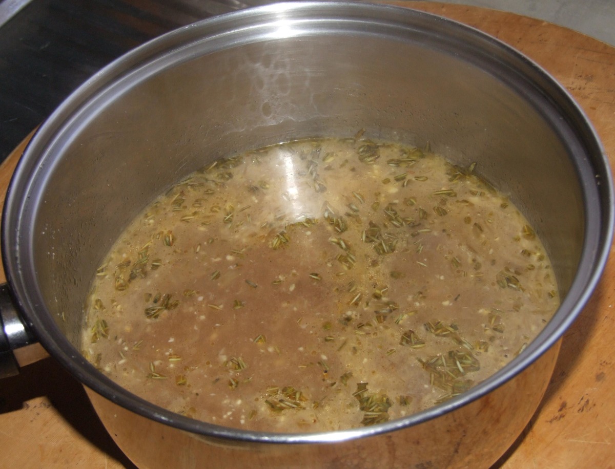 Garlic and Rosemary Jus