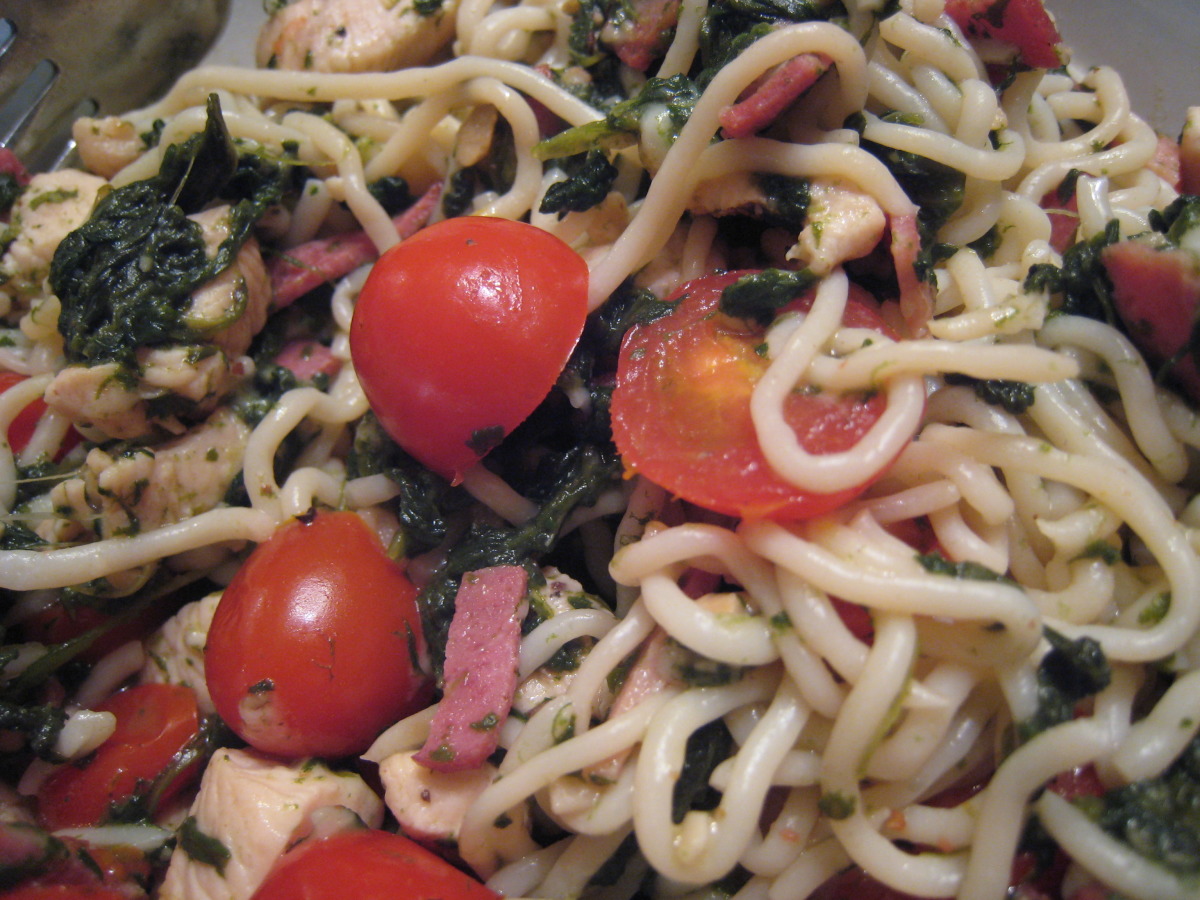 Chicken Bacon Ranch Noodles