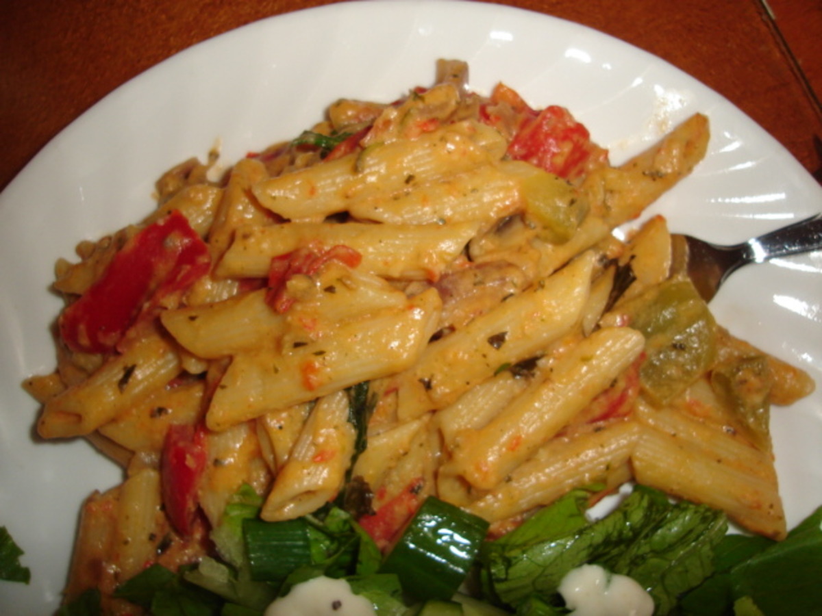 Creamy Roasted Vegetable Penne