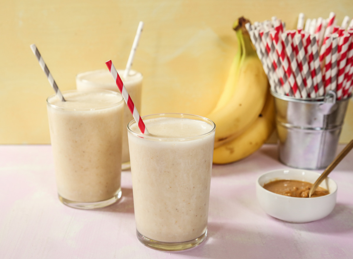 Peanut Butter Banana Breakfast Smoothie-image