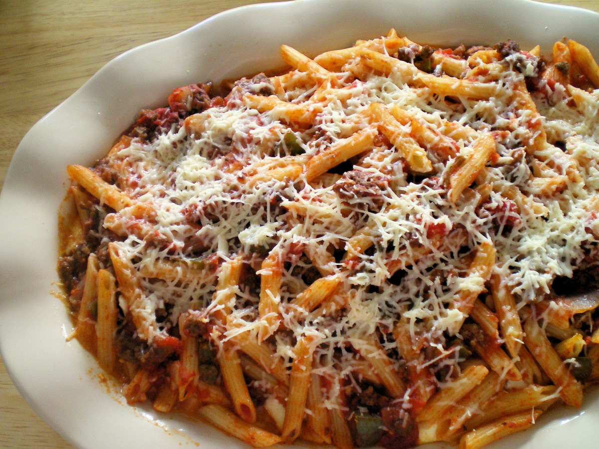 Meaty Mostaccioli