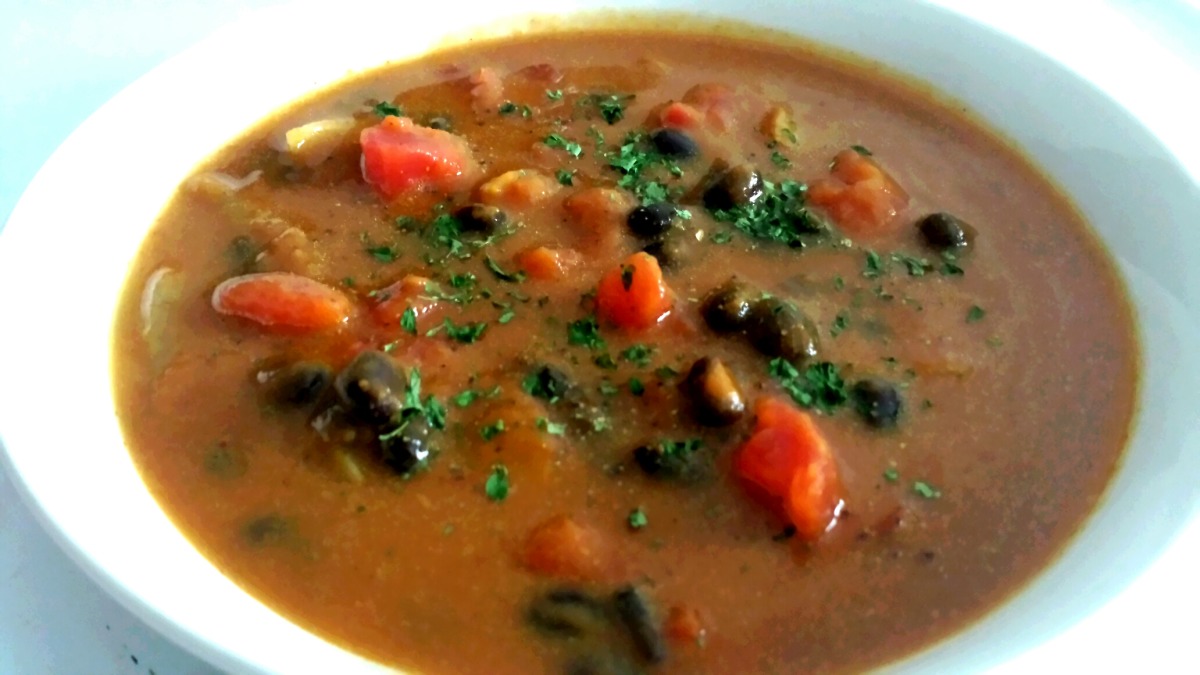 Black Bean and Pumpkin Soup