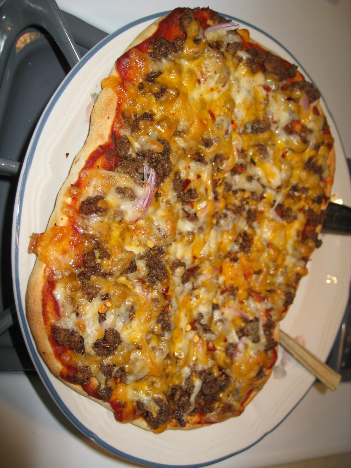 Basil Beer Pizza Crust