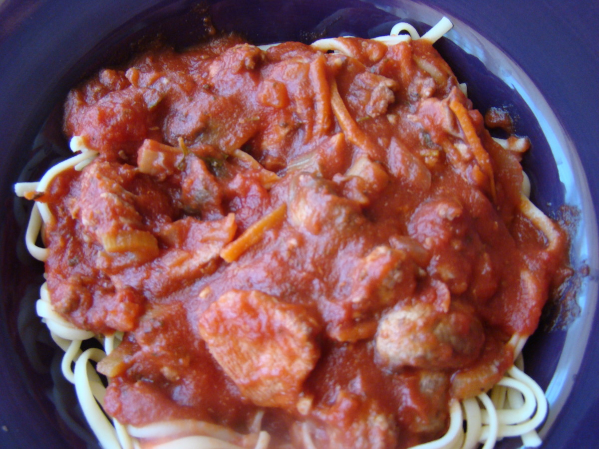 Italian Gravy W/ Chicken and Sausage Recipe