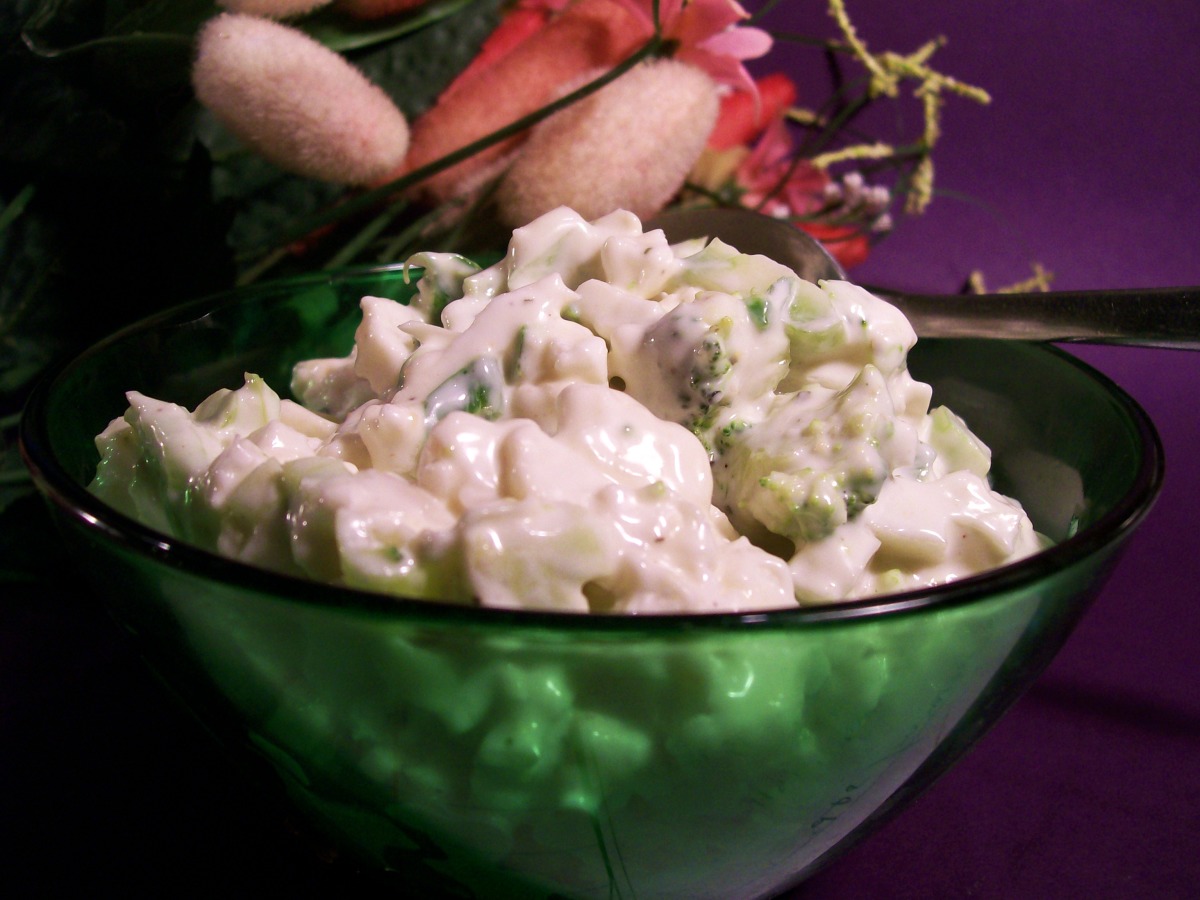 Only Veggies Broccoli Cauliflower Salad Recipe Food Com
