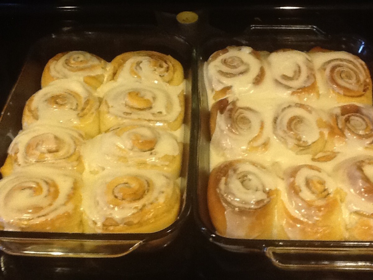 Frosted Cinnamon Icebox Rolls Recipe