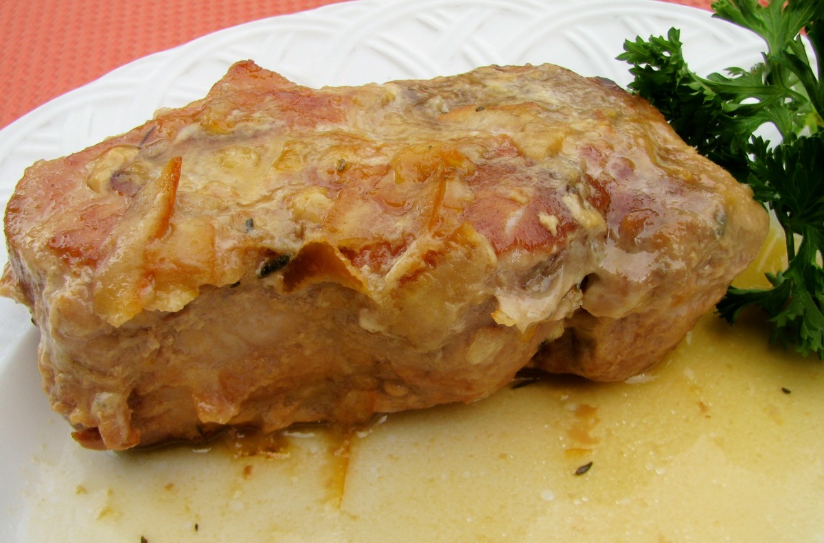 Pork Chops With Orange and Mustard Sauce image