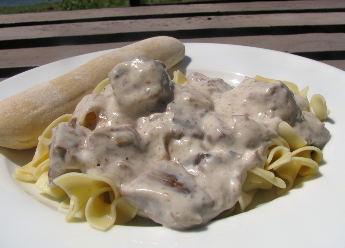 Cheaters Beef Stroganoff