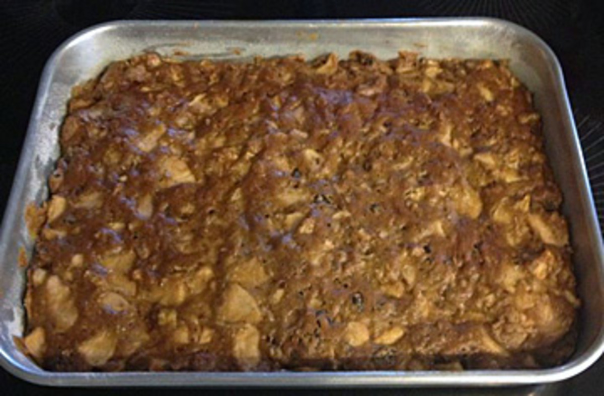 jewish apple cake in 9x13 pan