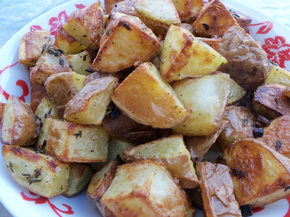 Thyme Roasted Potatoes image