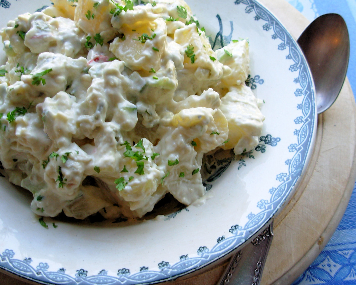 Potato Salad With Creamy Blue Cheese Dressing