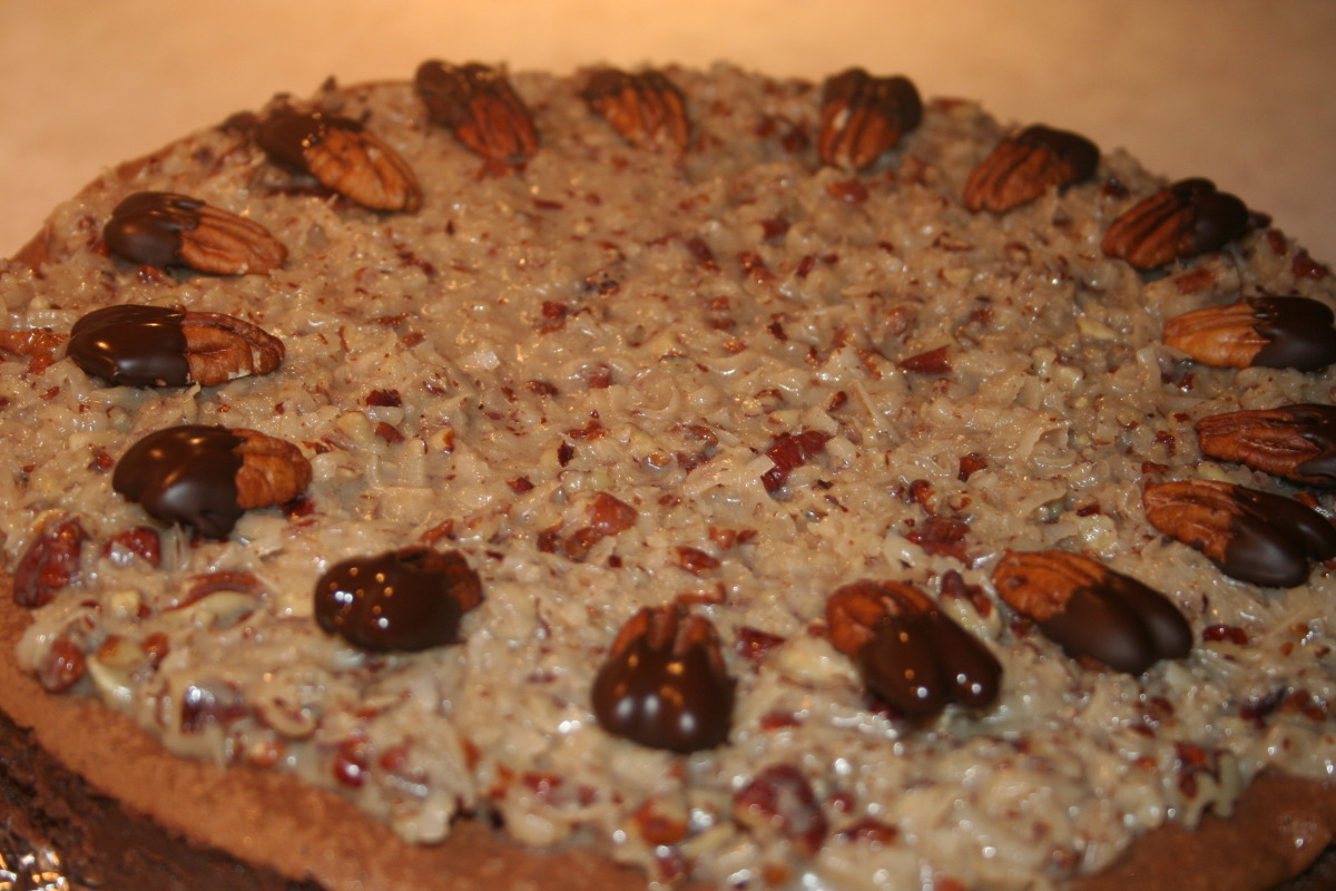 German Chocolate Cheesecake
