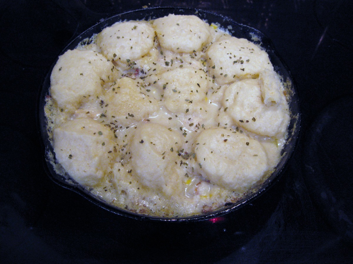 Chicken and Dumplings With Bacon
