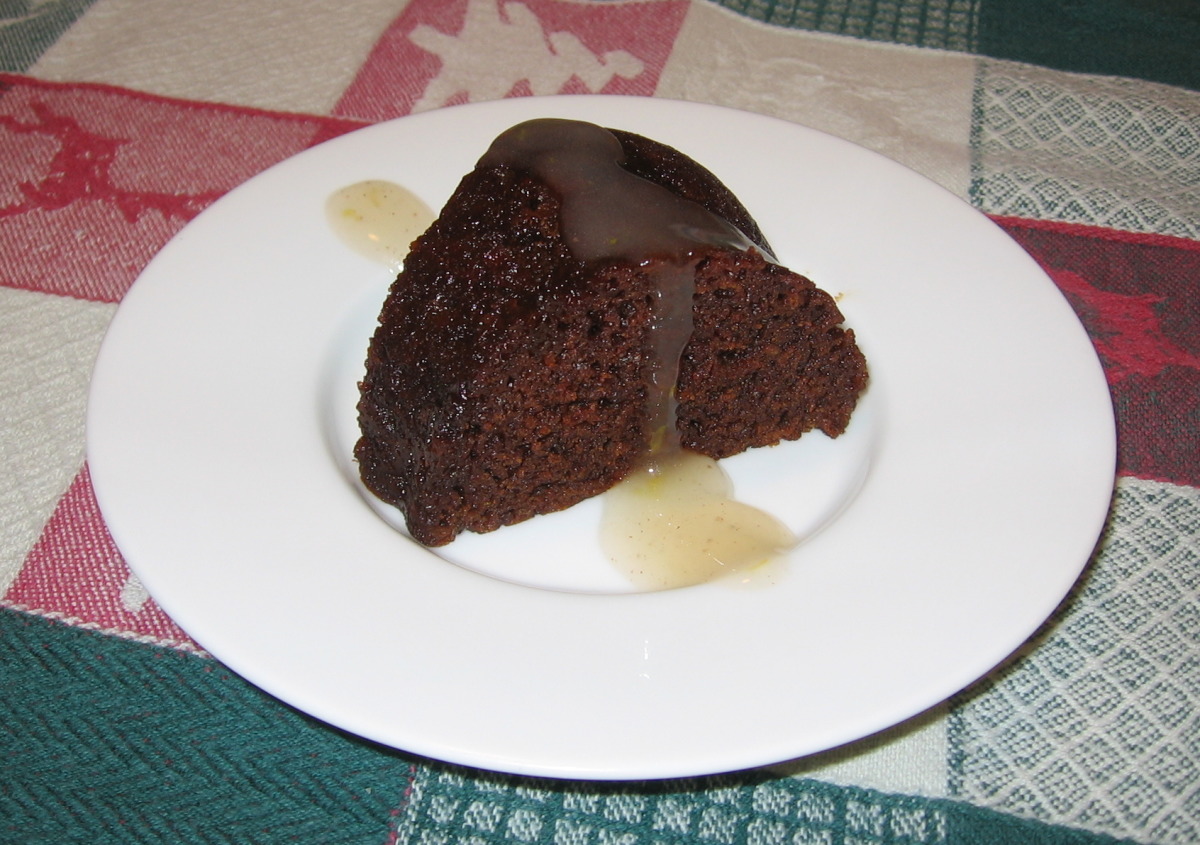 Persimmon Steamed English Pudding_image