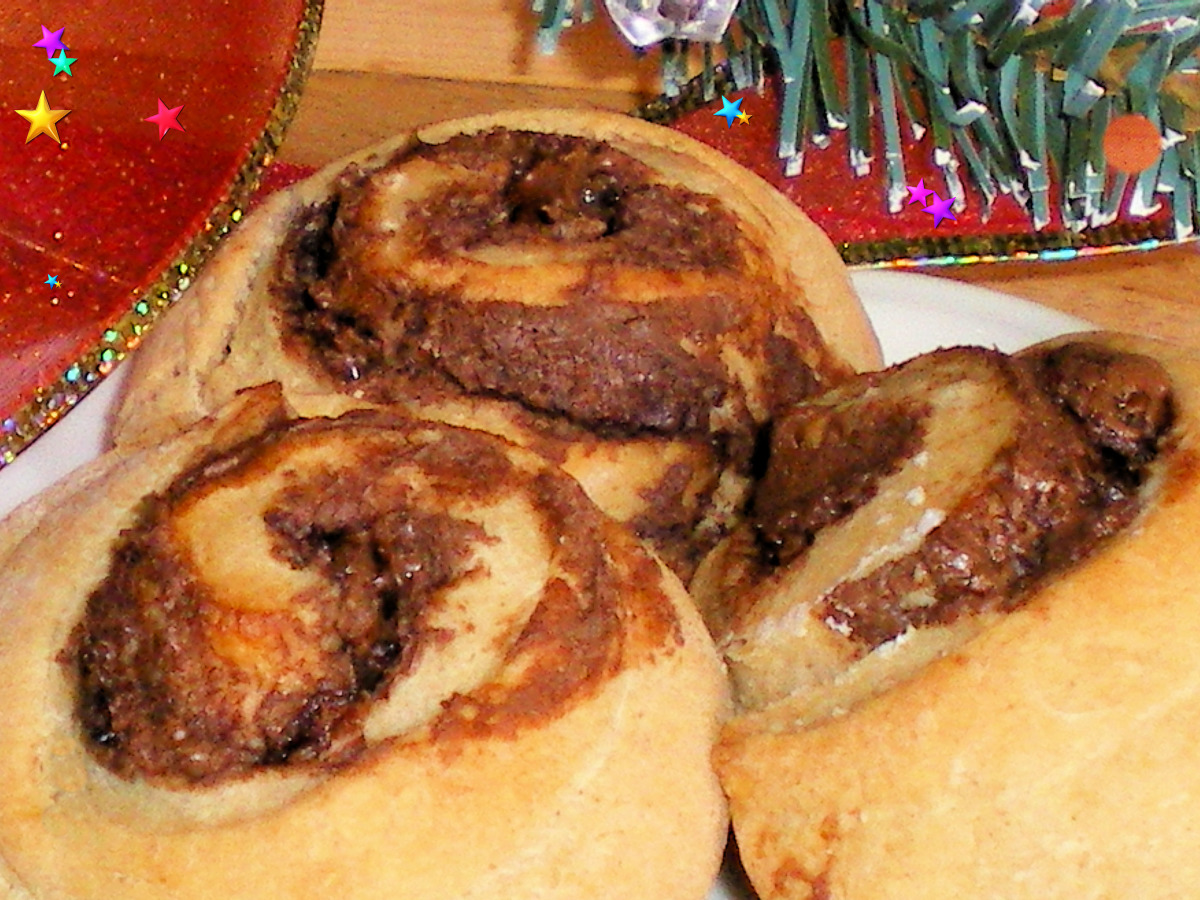 Double-Chocolate Swirls