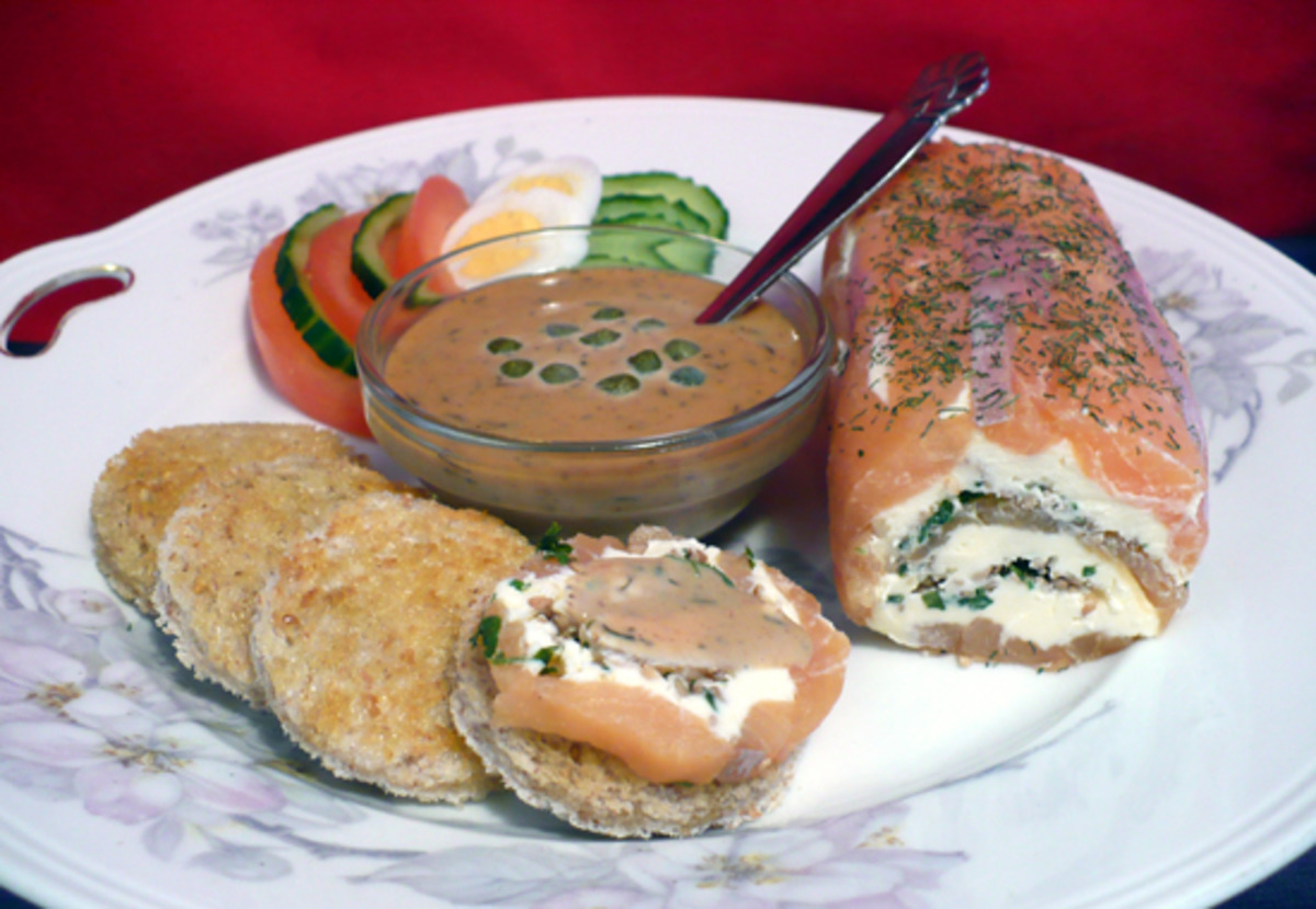 Smoked Salmon Roulade Recipe Food smoked-salmon-roulade-recipe-food