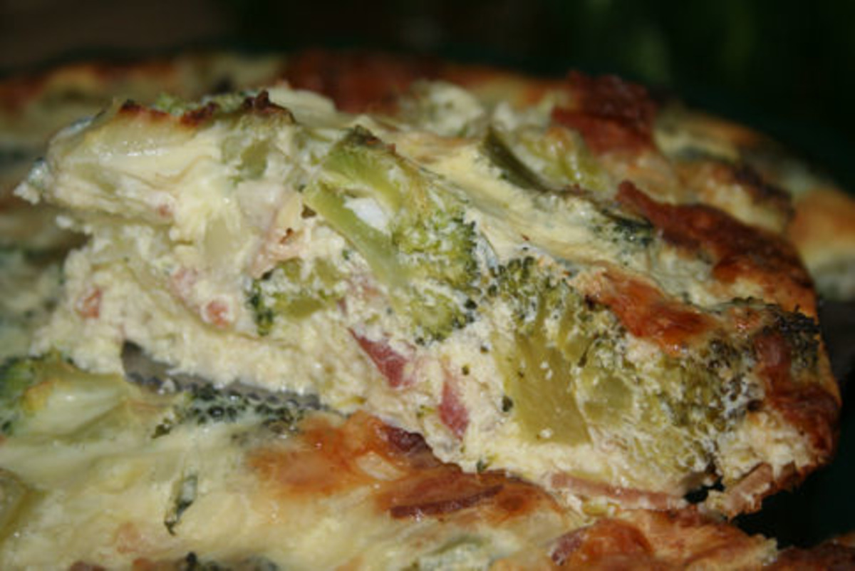 Crustless Broccoli Quiche