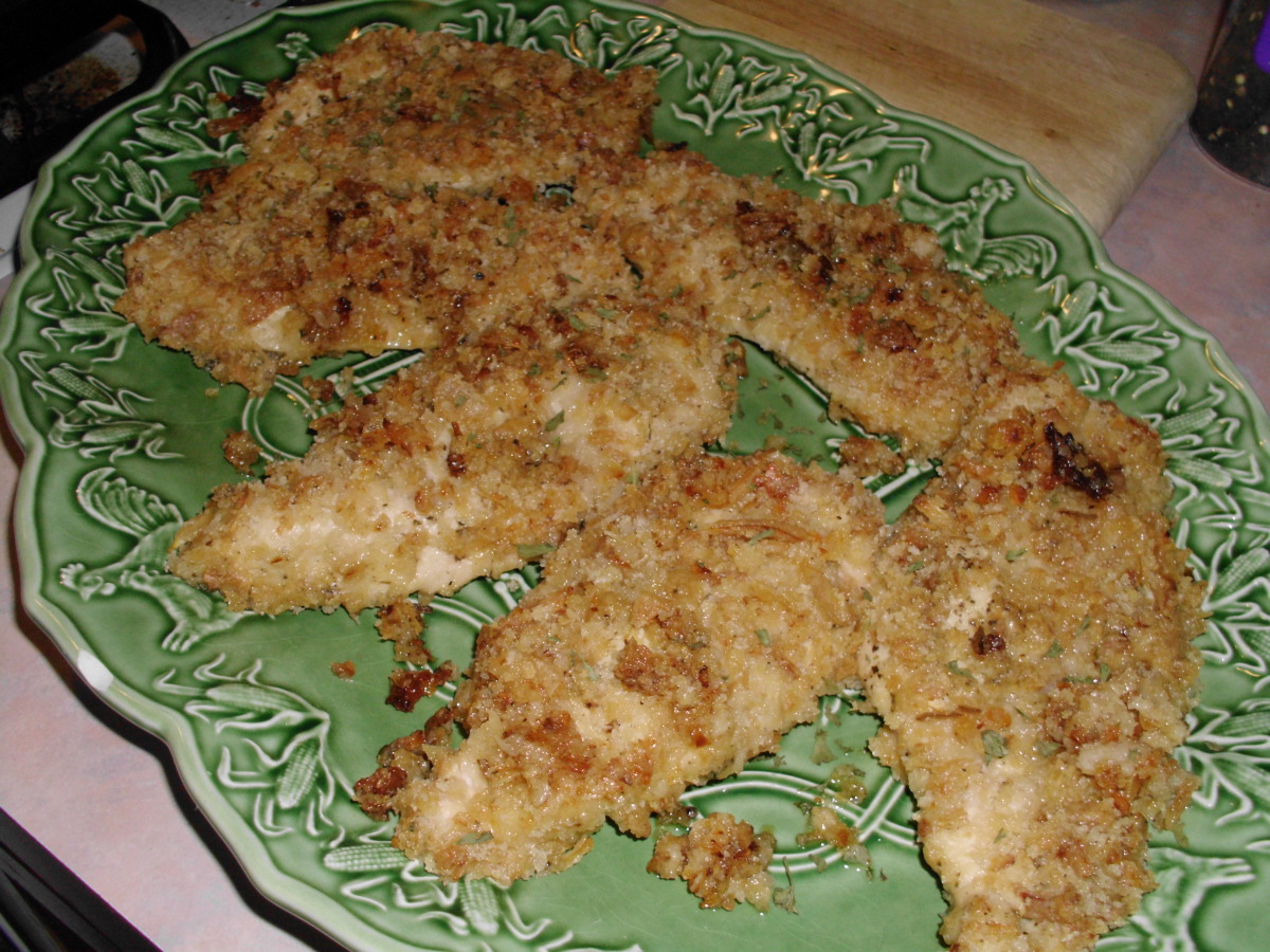 Crispy Onion Dijon Chicken
