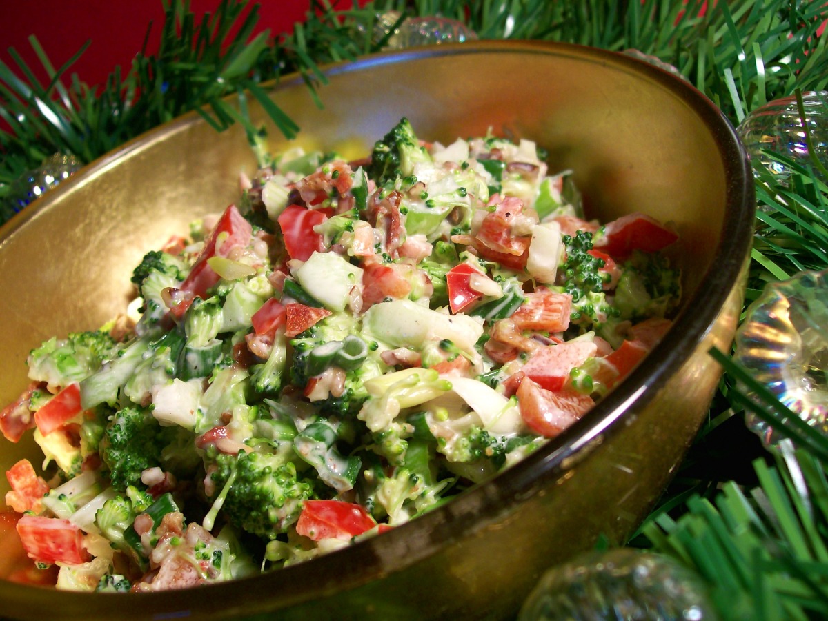 Christmas Broccoli Salad image