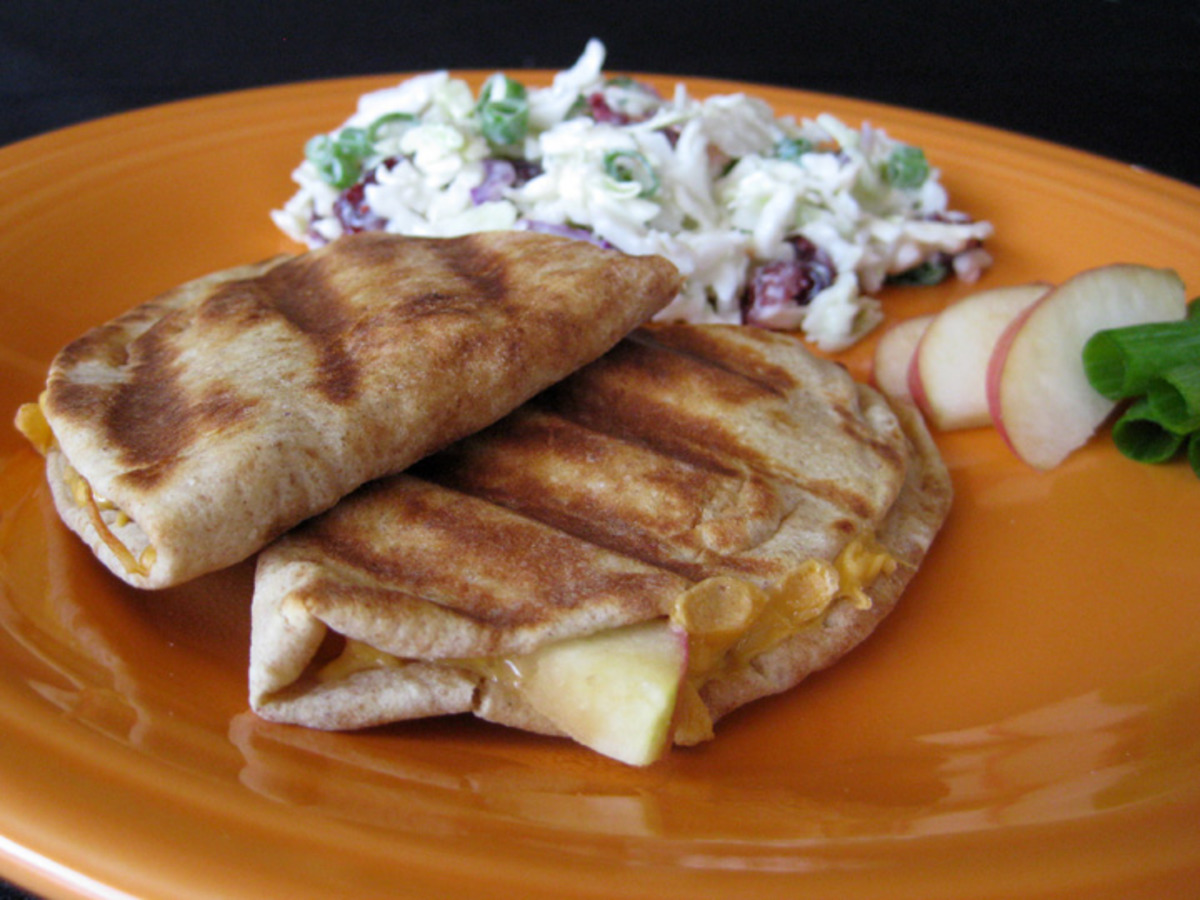Apple Cheddar Quesadillas