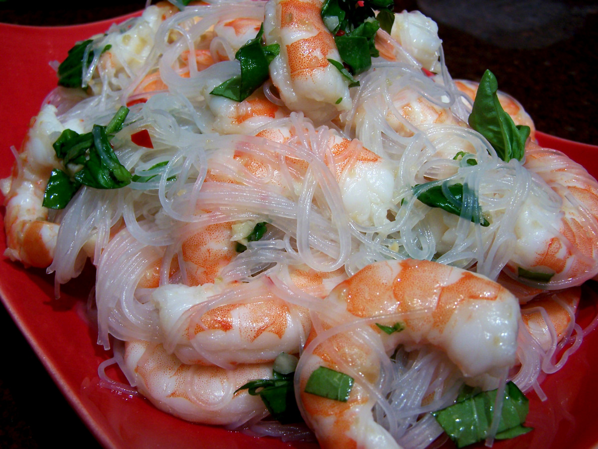 Thai Prawn and Glass Noodle Salad image