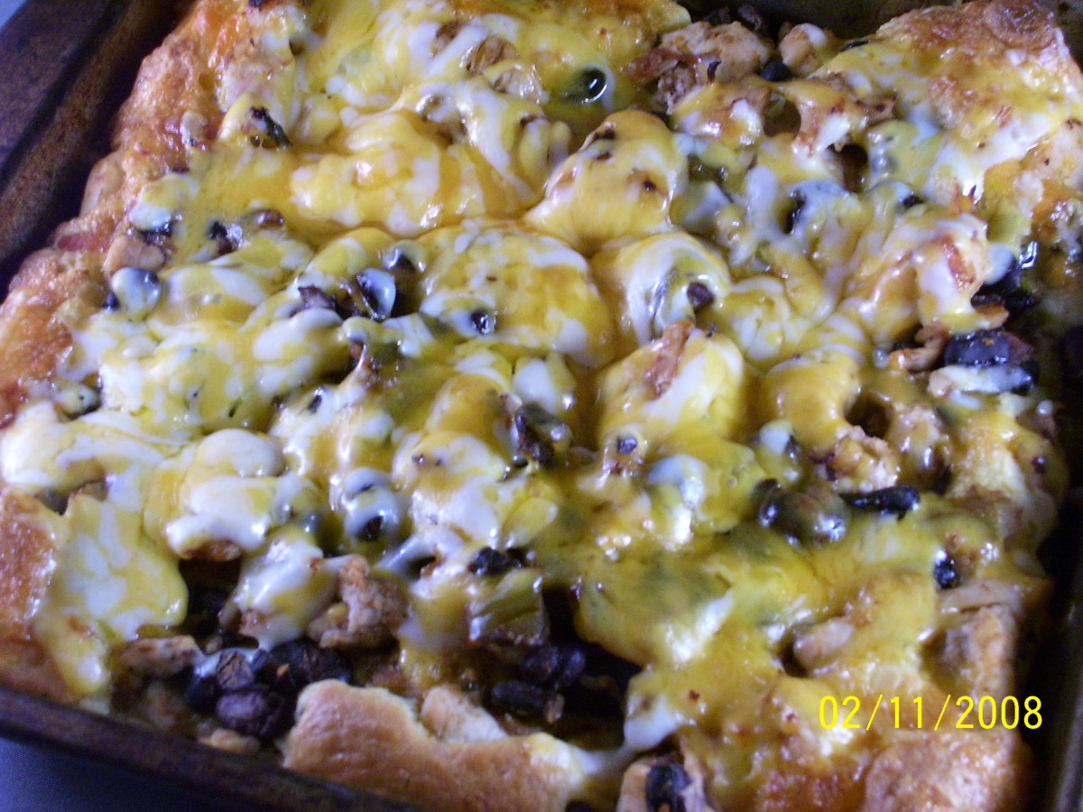 Black Bean Chicken Fiesta Bake